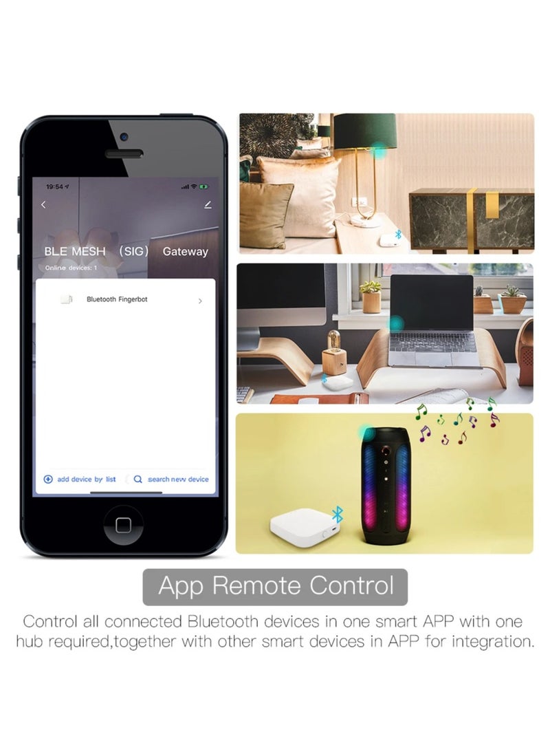 UanTii Tuya Bluetooth Gateway Wireless Bluetooth Hub Bridge Works for All Tuya Bluetooth Mesh Devices App Control Compatible with Alexa Google Home (Bluetooth Hub)  - Image 5