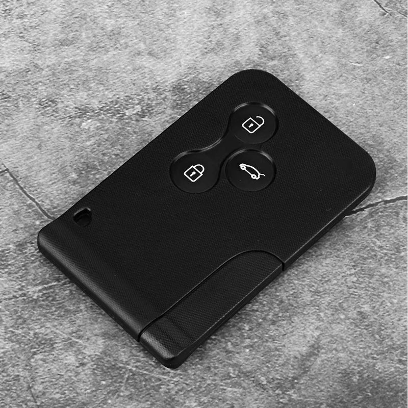 ABS Smart Key Card Cover Replacement 3 Button Remote Control for Clio Megane Koleos - Image 5