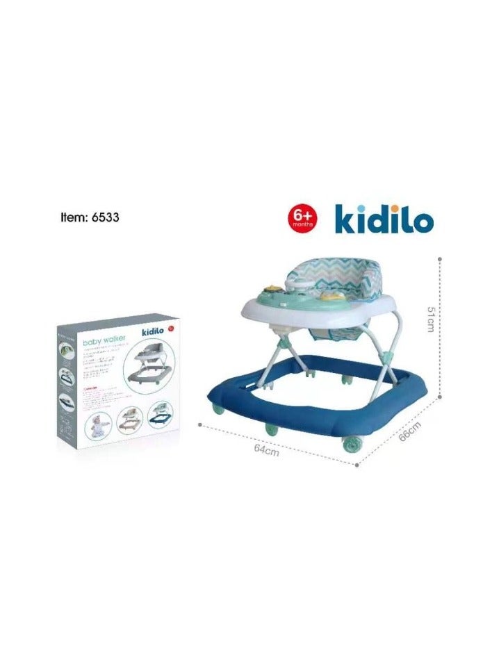 Kidilo Baby Walker Code 6533 Blue