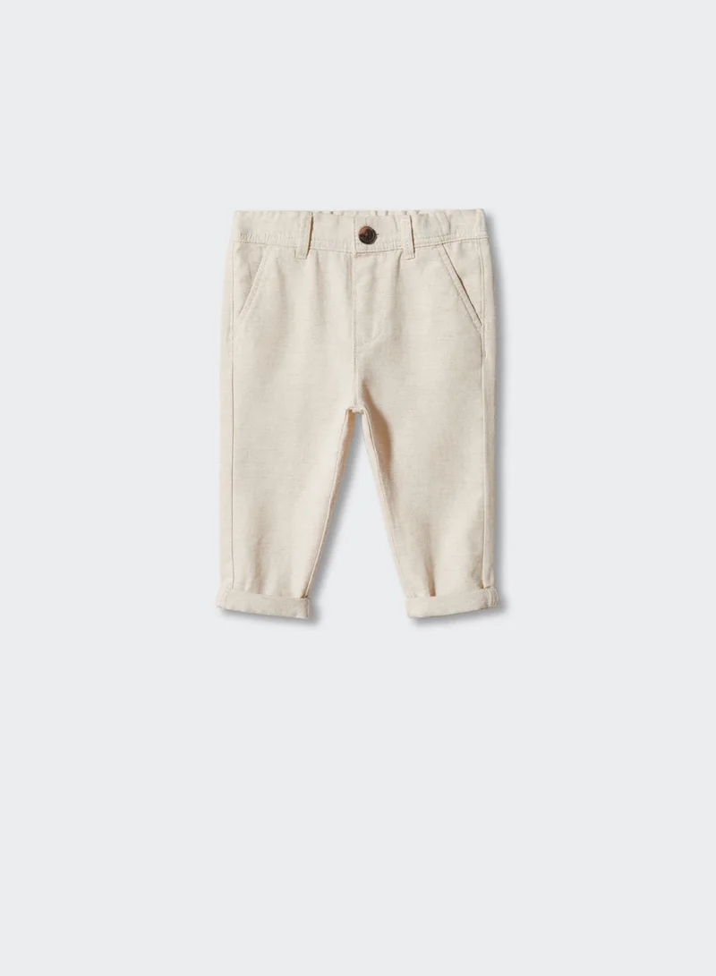 MANGO Infant Slim Fit Chinos