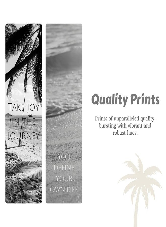 Classic Black and White Inspirational Bookmarks for Book Lovers | Set of 10 | Perfect for Novels and Gifting - Image 3