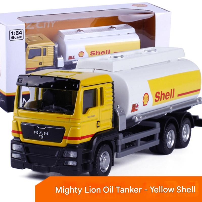 Shell 1:64 Alloy Model Toy of Oil Tanker, Oil Truck, Engineering Vehicle, Transport Vehicle, and Automobile - Image 2
