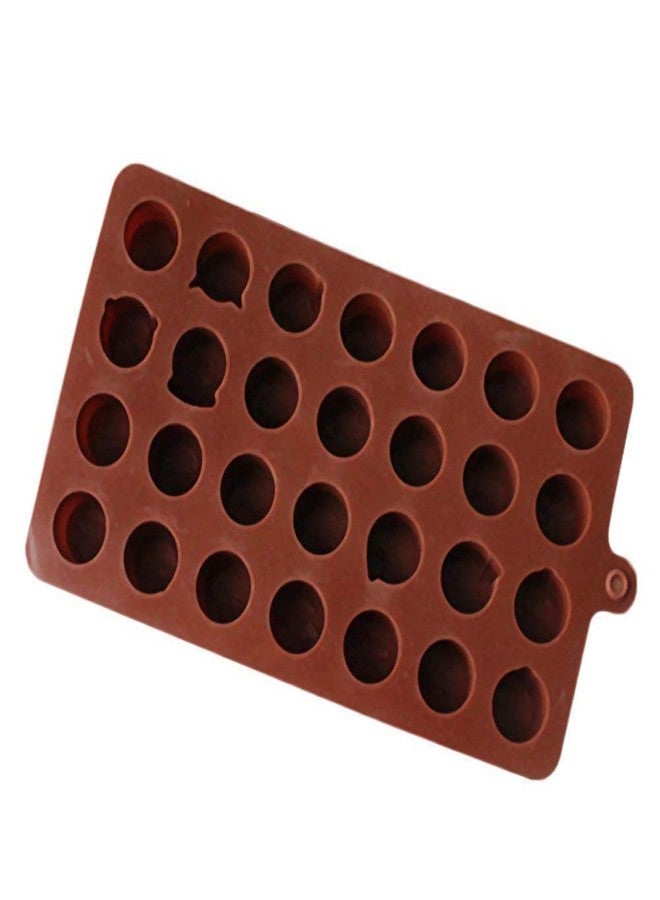 Glamaxy Silicon Emoji Shaped Chocolate Silicone Mold for Making Jelly, Ice, Fondant, Creative DIY's, Kitchen Tool Baking Accessory | Cake Baking Mold | Bakeware Chocolate Moulds (Pack of 1) - Image 3