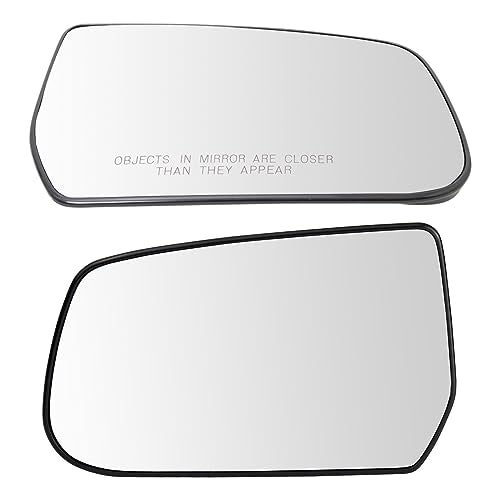 TRQ Mirror Glass Set Compatible with 2010-2017 Chevrolet Equinox GMC Terrain - Image 2