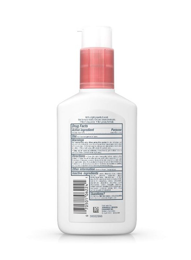 Neutrogena Oil Free And Acne Face Moisturizer Lotion Pink Grapefruit 4Fluid Ounce - Image 3