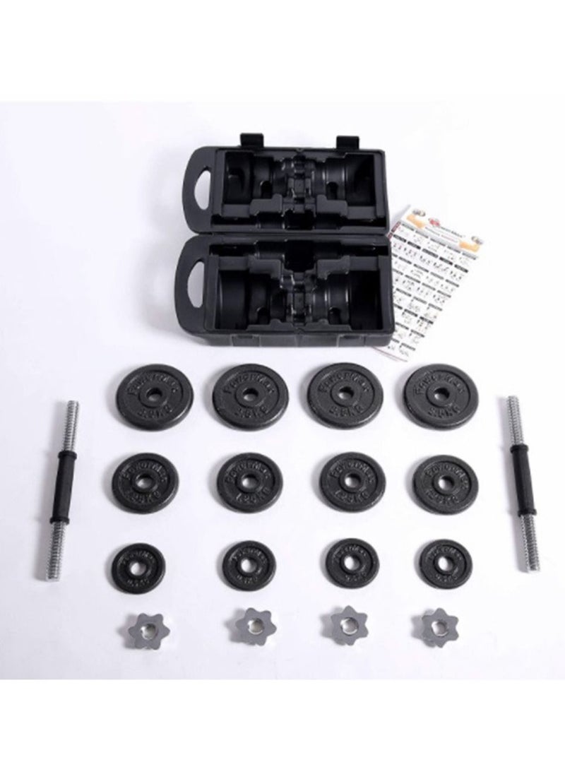 Generic - Professional Set of High Quality Adjustable Dumbbells 20KG - Image 1