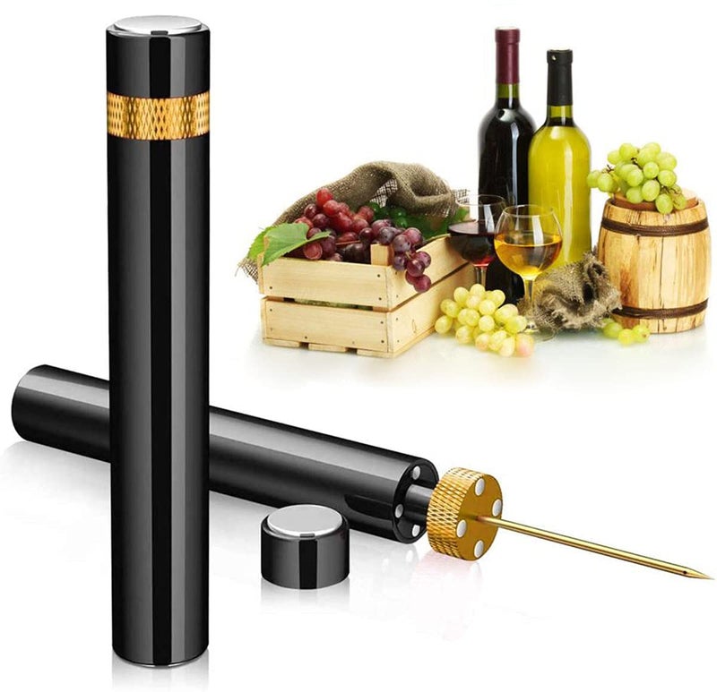 Chumiug Mini Wine Opener | Travel Portable Pocket Air Pressure Pump Wine Bottle Opener | Assemblable Design Corkscrew 7S Quick Bottle Opening | for Home, Restaurant, Party,Wine Lovers - Image 1