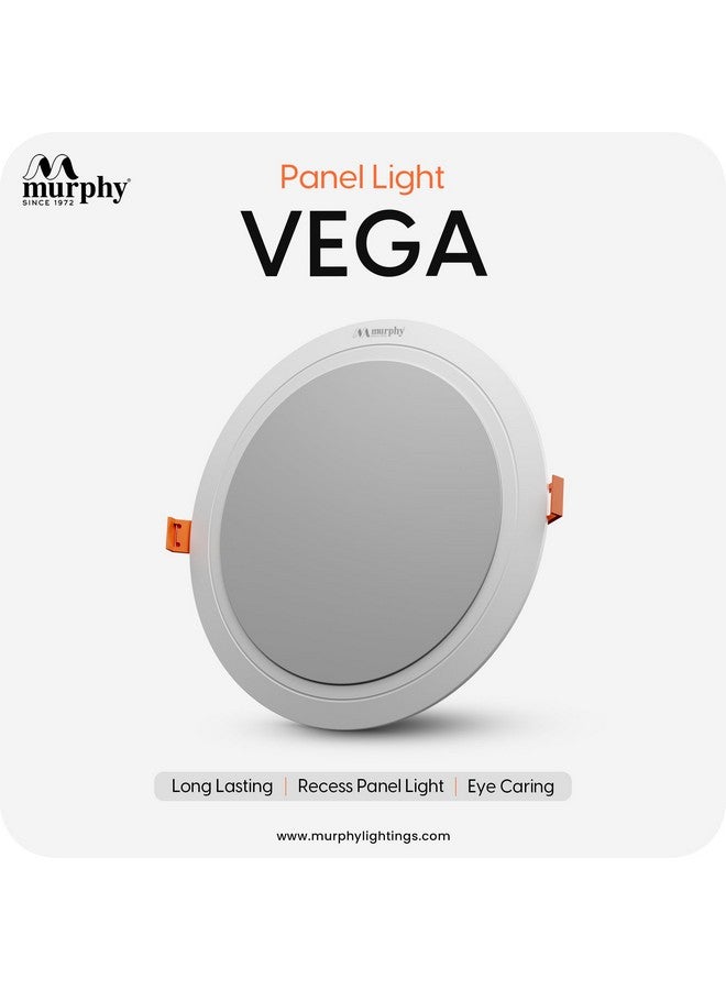 Murphy 10W Vega 3-in-1 Round LED Panel Ceiling Color Changing Light (Cool White/Warm White/Natural White, Pack of 6) - Image 5