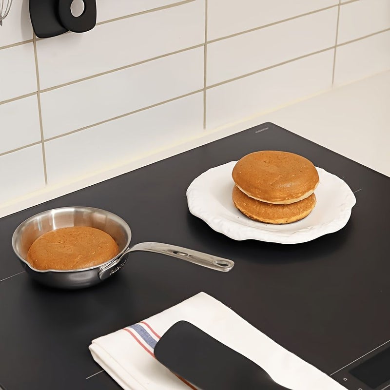 High Quality Stainless Steel Small Frying Pan 4.72 Inch Mini Egg Pan Non Stick Long Handle Saucepot For Heating Pouring Oil Milk Butter - Image 2