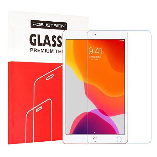 Robustrion Tempered Glass Screen Protector for iPad 10.2 inch 9th Gen Generation 2021 8th Gen 2020 7th Gen 2019 - Image 1