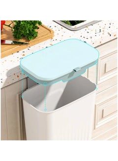 UrbanEssentia 9L Kitchen Compost Bin with Lid, Hanging Trash Can for Kitchen Cabinet Door, Under Sink Dust bin, Garbage Bin for Bathroom, Wall Mounted Trash Bin, Kitchen Counter Waste Bin.  - Image 3