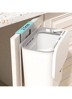 UrbanEssentia 9L Kitchen Compost Bin with Lid, Hanging Trash Can for Kitchen Cabinet Door, Under Sink Dust bin, Garbage Bin for Bathroom, Wall Mounted Trash Bin, Kitchen Counter Waste Bin.  - Image 4