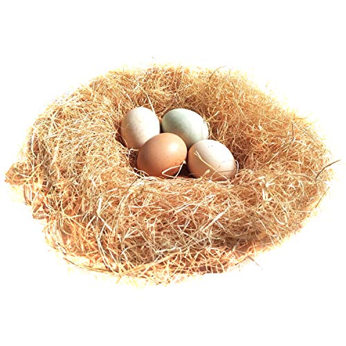 BWOGUE 100g/3.5oz Natural Grass Nesting Pads for Chicken Hens Birds Nest Bedding - Image 1