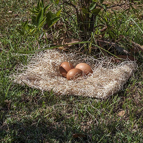 BWOGUE 100g/3.5oz Natural Grass Nesting Pads for Chicken Hens Birds Nest Bedding - Image 2