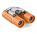 OBUBY Real Binoculars for Kids Gifts for 312 Years Boys Girls 8x21 HighResolution Optics Mini Compact Binocular Toys Shockproof Folding Small Telescope for Bird WatchingTravel Camping Orange - Image 3
