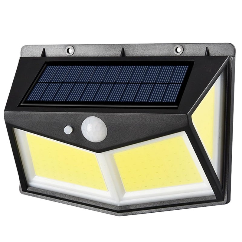 3 Sided Solar Motion Sensor Wall Light Outdoor Waterproof Garden Security Lamp - Image 2