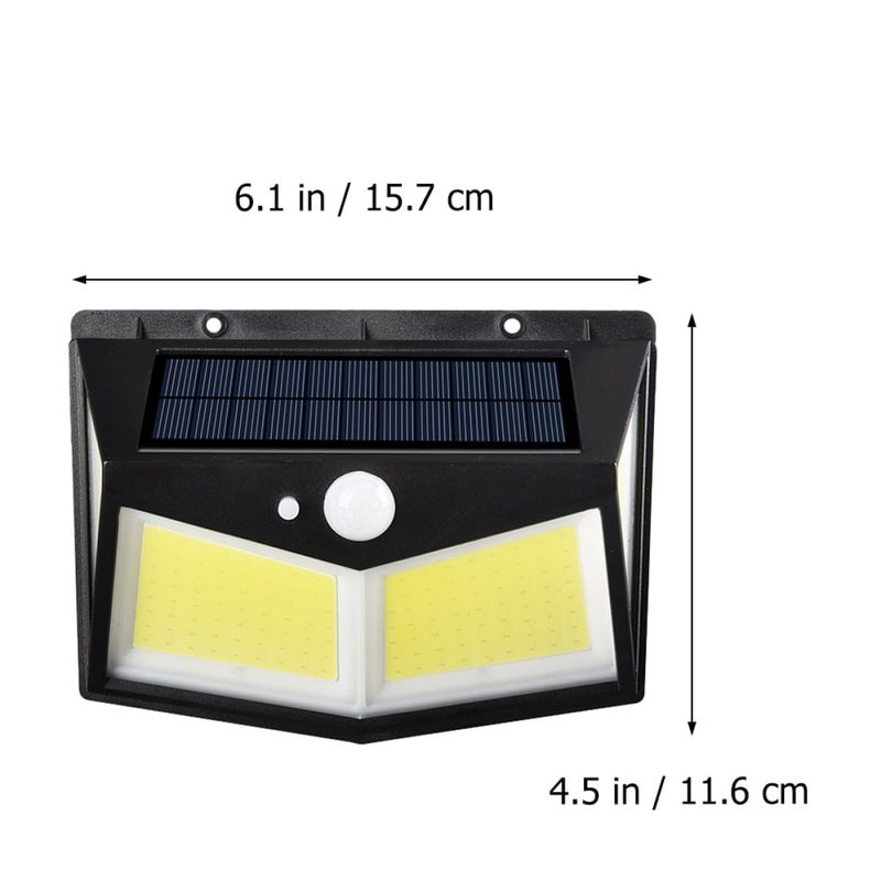 3 Sided Solar Motion Sensor Wall Light Outdoor Waterproof Garden Security Lamp - Image 3