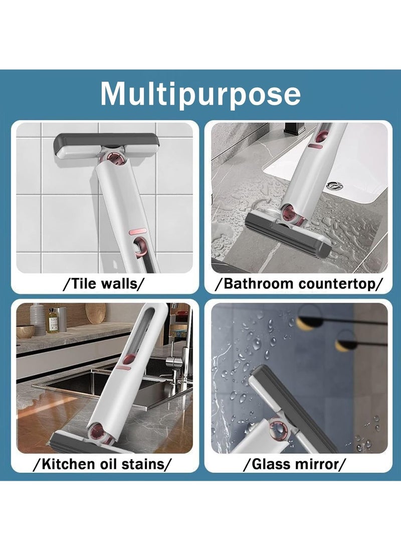 ممسحة صغيرة لتنظيف الزجاج المكتبي قابلة للحمل بضغط ذاتي تلسكوبي مع رأس إسفنجي للممسحة مناسبة للمطبخ وأداة تنظيف مرآة الحمام - pzsku/ZE93022E7927E94073C05Z/45/_/1699115475/10df1140-d691-4e46-b816-9d30d4202f6f