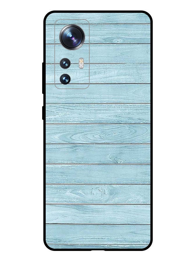Theodor Protective Case Cover For Xiaomi 12 5G Light Blue Wood - Image 1