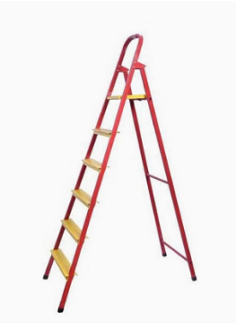 Generic 6 Step Ladder Red-Yellow 8000grams 