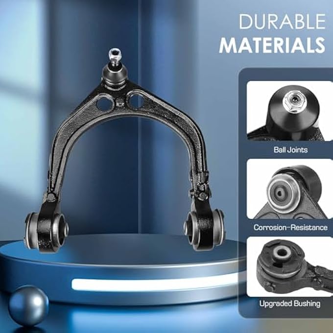 ريحني أذرع التحكم الأمامية العلوية اليسرى اليمنى ذات الدفع الخلفي لدودج تشالنجر تشارجر ماجنوم كرايسلر 300 20052019 مع مجموعة مفصل كروي 2 قطعة - Image 2