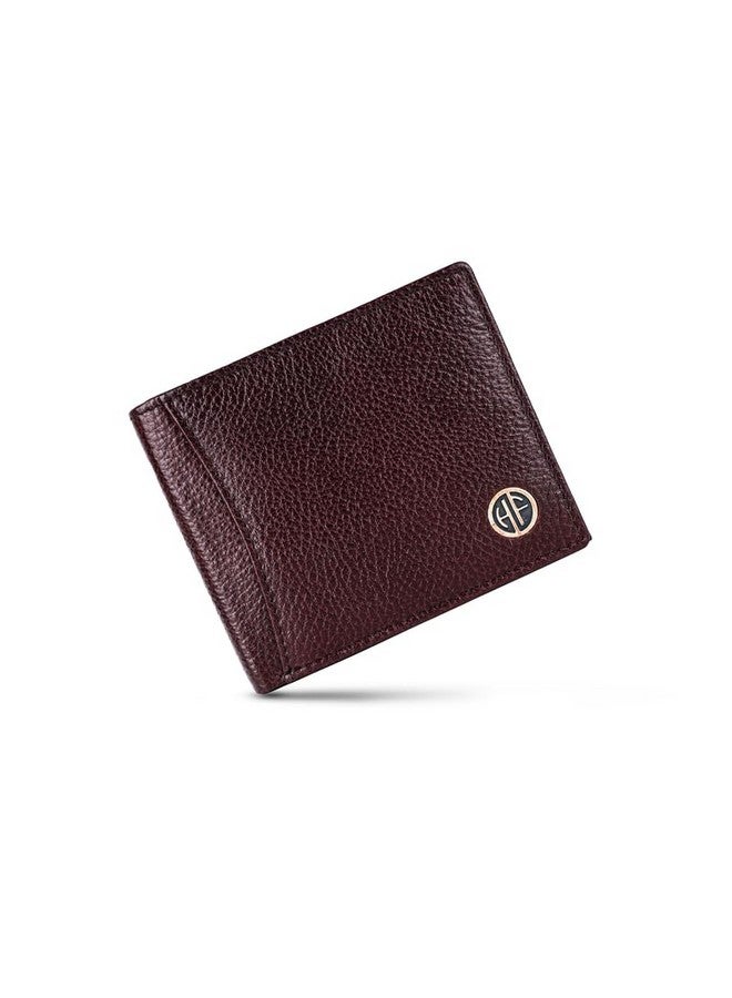 HAMMONDS FLYCATCHER Genuine Leather Wallet for Men, RFID Protected Leather Purse for Men, Money Purse for Men, Bi-Fold Wallet, 6 Card Slots, 3 ID Slots, Coin Pocket, Hidden Pockets - Brown - Image 1