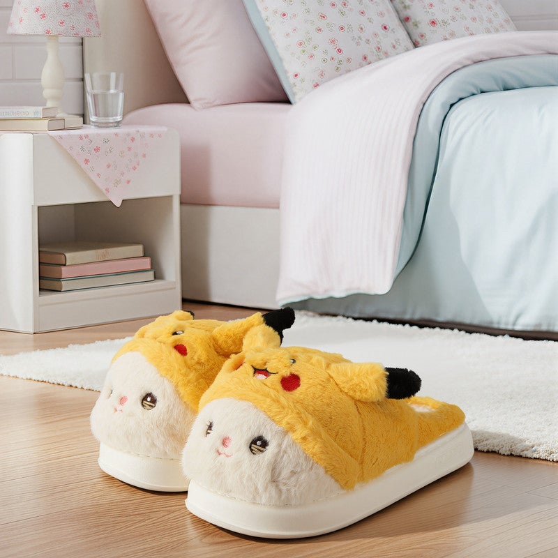 Lucky Kids Cozy Plush Fuzzy Slippers for Women and Men - Soft Warm Indoor/Outdoor House Shoes with Non-Slip Sole - Comfortable Winter Gift Idea (Sizes 36-41) - Image 5