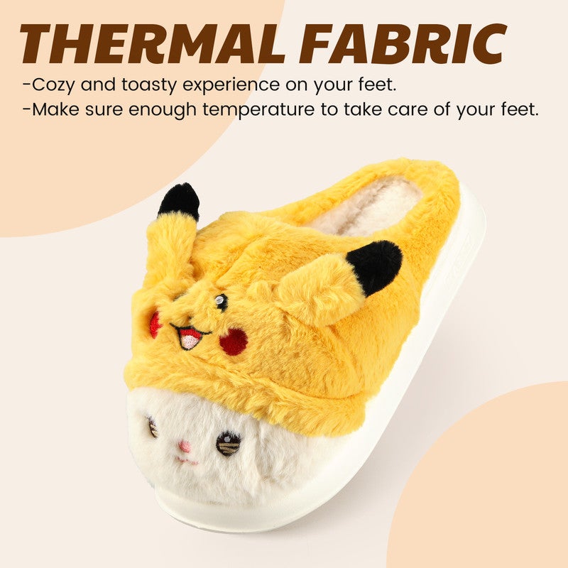 Lucky Kids Cozy Plush Fuzzy Slippers for Women and Men - Soft Warm Indoor/Outdoor House Shoes with Non-Slip Sole - Comfortable Winter Gift Idea (Sizes 36-41) - Image 2