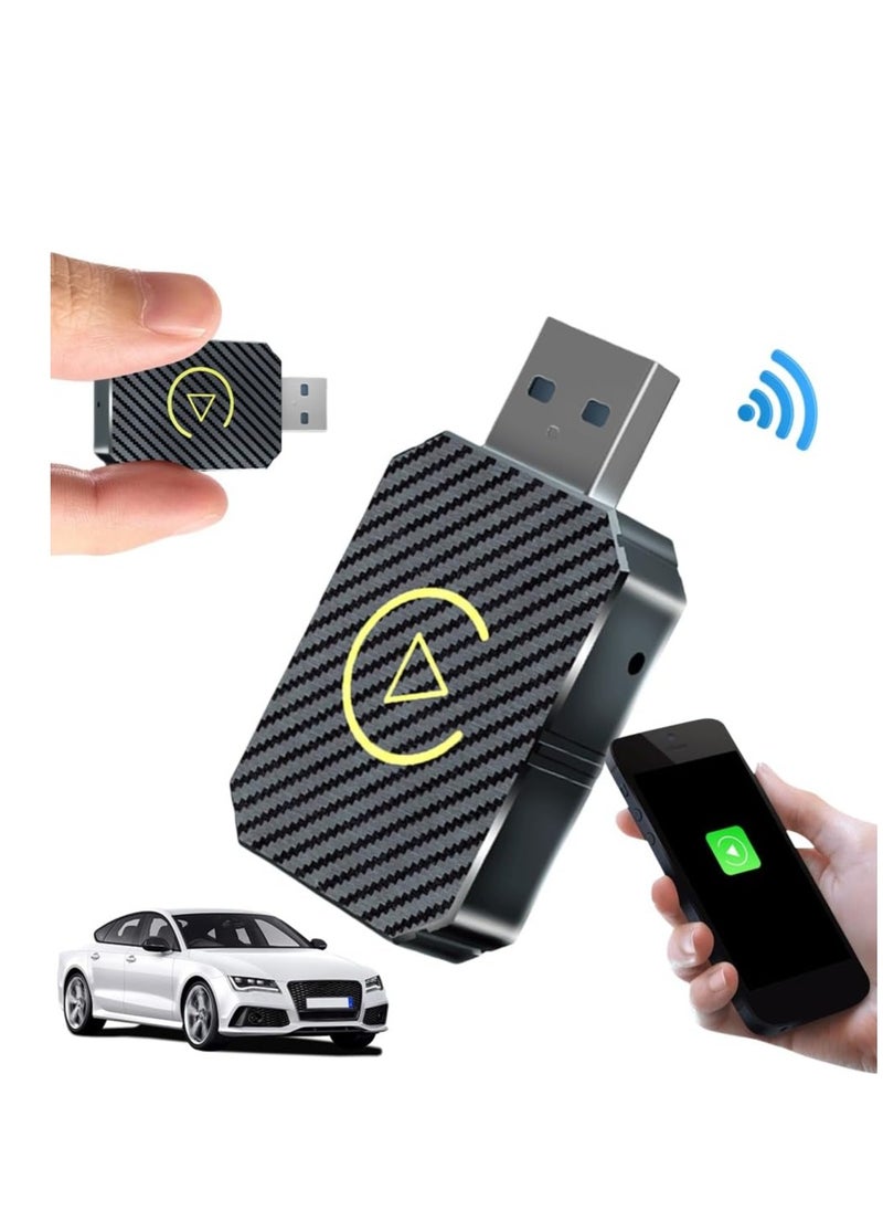 VICTGOAL - 2 in 1 Wireless Carplay Auto Adapter Mini Box with Bluetooth 5.0 and WiFi for  Wired CarPlay/Auto Cars - Image 1