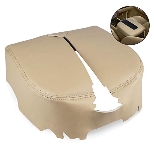 VANJING Compatible with Center Console Cover Armrest Chevy GMC Avalanche Silverado Tahoe Suburban Yukon Yukon XL Sierra 2007-2013 Leather Part Only - Image 2