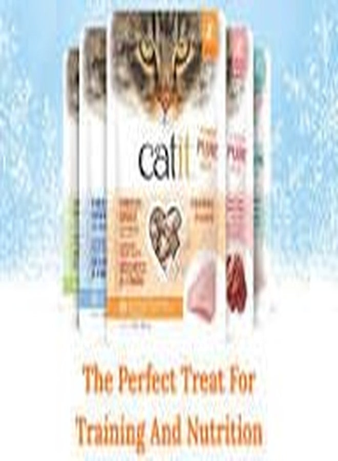 كاتيت مكافآت كاتيت الغذائية المجففة بالتجميد: طبيعية بالكامل، بدون نكهات اصطناعية، مناسبة لجميع سلالات القطط وجميع مراحل حياتها - بنكهة الدجاج 28 غرام - Image 5