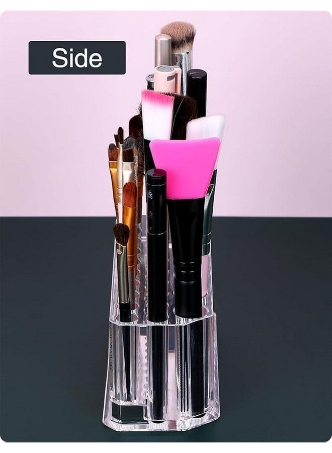 FAGVA 26 slots makeup brush stand Acrylic Eyeliner Lip Liner Holder Organizer 26 Slots Makeup Brush Pencil Organization Container Clear Cosmetic Storage Display Holder - Image 5