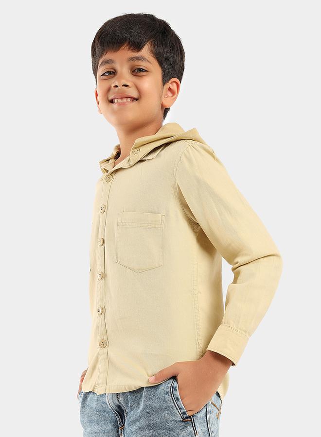 LILPICKS Hooded Pocket Front Shirt by Styli - Image 4