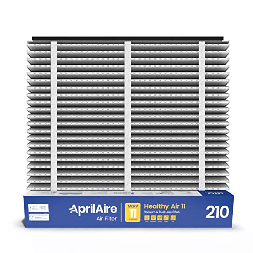 Aprilaire فلتر بديل AprilAire 210 لم purifier الهواء المنزلي AprilAire - MERV 11، هواء نظيف وغبار، فلتر هواء 20x25x4 (عبوة من 1) - Image 1