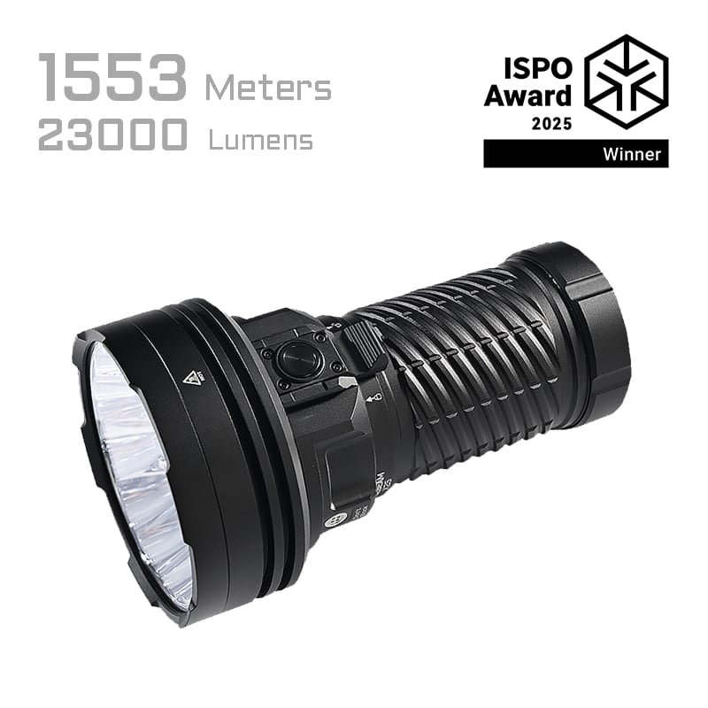 Acebeam X25 16 LED Dual Power System, High-Power Searchlight, Professional Flashlight, Tactical Torch (for Search, Rescue, Camping) - Image 4