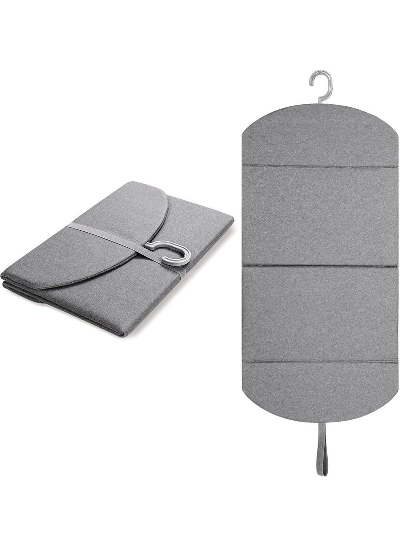 Arabest Ironing Board, Foldable Steam Board, 2 in 1 Steaming and Traditional Ironing, Solid Heat Resistant Surface, Versatile Hanging Hook, Easier Steaming with Handheld Steamers, Gray - Image 1