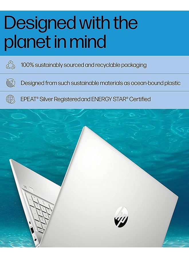 HP كمبيوتر محمول بافيليون بشاشة مقاس 15.6 بوصة ومعالج Core i5-1335U وذاكرة وصول عشوائي سعة 16 جيجابايت ومحرك أقراص SSD سعة 1 تيرابايت PCIe وبطاقة رسومات Intel Iris XE ونظام تشغيل Windows 11 مع كابل HDMI - Image 4