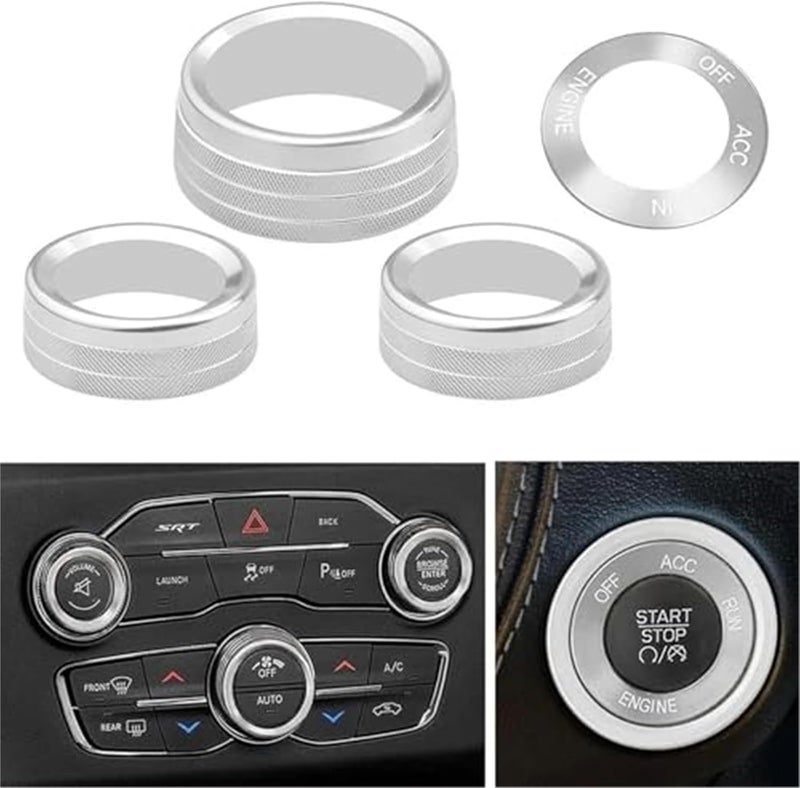 Wivplex Auto Button Stickers for Dodge Challenger - Image 2