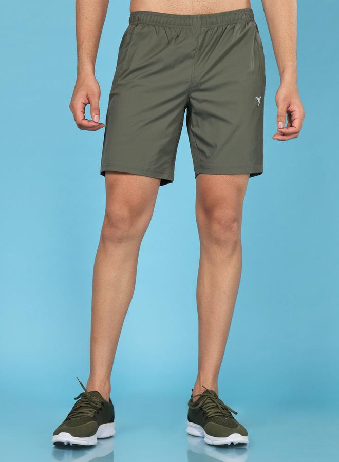 تكنوسبورت شورت تكنوسبورت بقصة منتصف الارتفاع مطاطي ومقاس عادي - Image 3