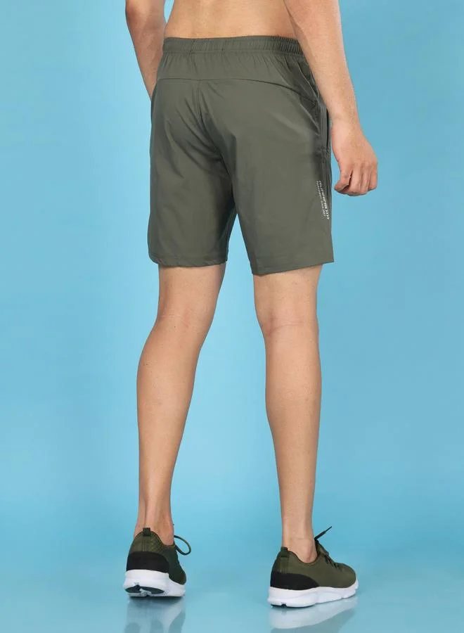 Technosport Technosport Mid Rise Stretch Regular Fit Shorts