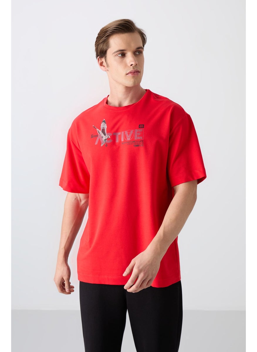 Tommy Life Fiesta Cotton Thick Soft Texture Oversize Fit Printed Men's T-Shirt - 88344  - Image 1