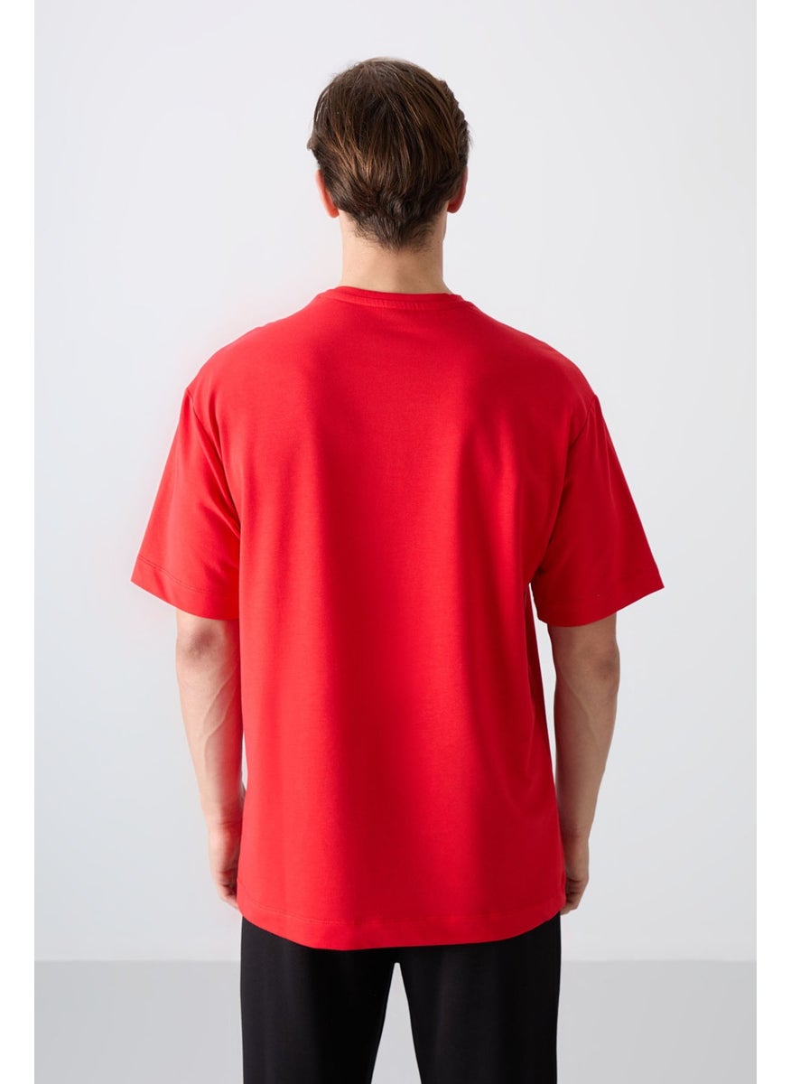 Tommy Life Fiesta Cotton Thick Soft Texture Oversize Fit Printed Men's T-Shirt - 88344  - Image 5