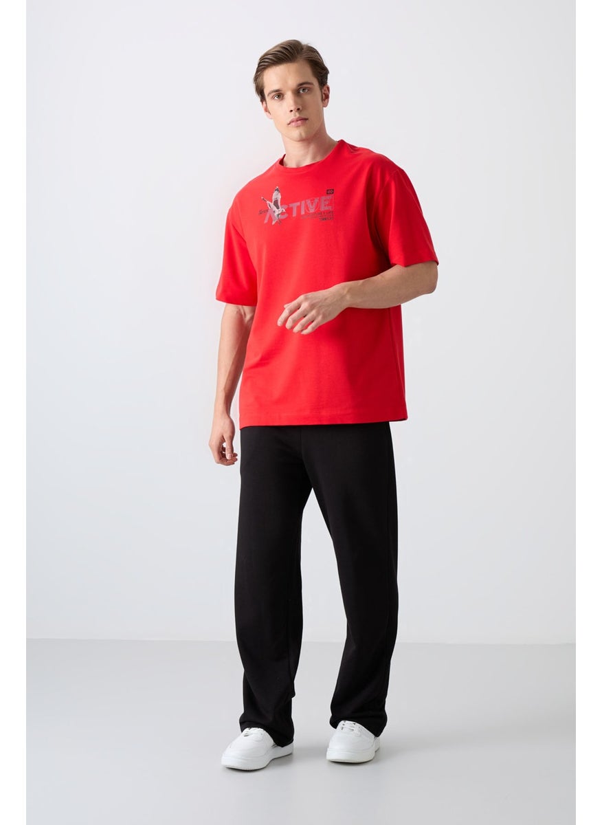 Tommy Life Fiesta Cotton Thick Soft Texture Oversize Fit Printed Men's T-Shirt - 88344  - Image 3
