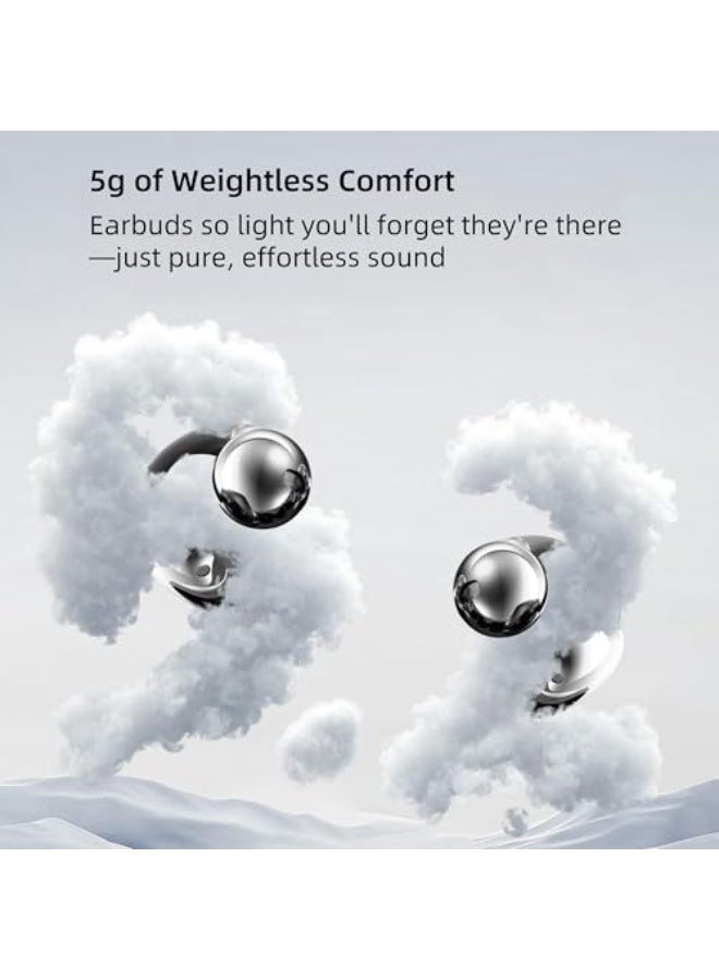 3-in-1 Translator Earbuds,AI Translation Earbuds 150 Languages,Real Time,Accents,language translation earbuds, Compatible with all smartphones, Open-Ear Clip-On Design Fit for Business Travel Learning(Black) - Image 3