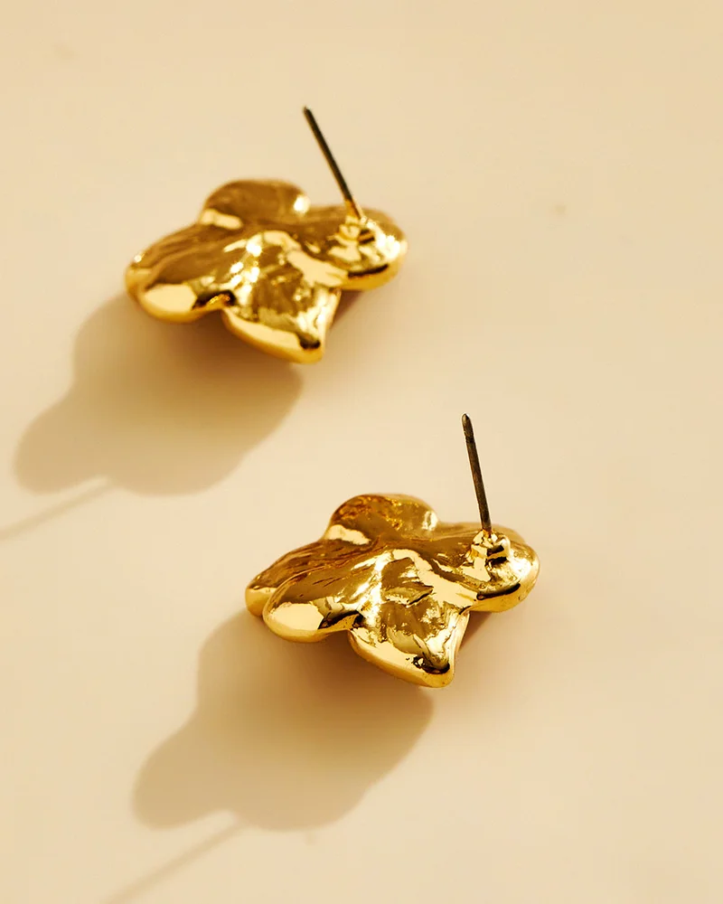 REDTAG Women Gold Earrings