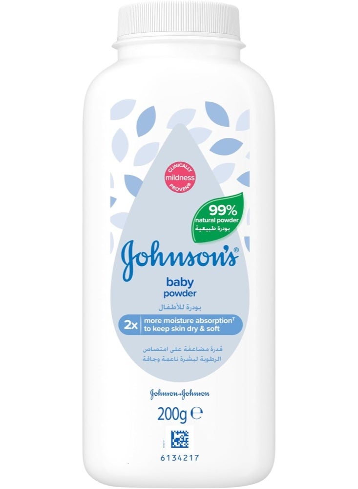 Johnson Baby Natural Baby Powder 200G