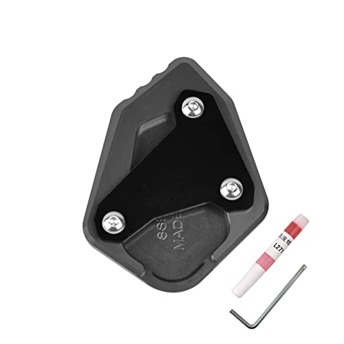 Midimttop Motorcycle Kickstand Plate Pad Extender Foot Side Stand Extension Pad Support Plate for Ho-nda Rebel CMX 1100 CMX1100 Rebel 1100 Accessories 2021 2022 2023 2024(Titanium) - Image 4
