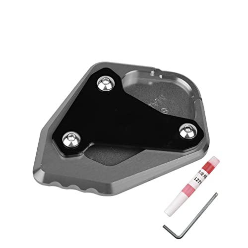 Midimttop Motorcycle Kickstand Plate Pad Extender Foot Side Stand Extension Pad Support Plate for Ho-nda Rebel CMX 1100 CMX1100 Rebel 1100 Accessories 2021 2022 2023 2024(Titanium) - Image 3
