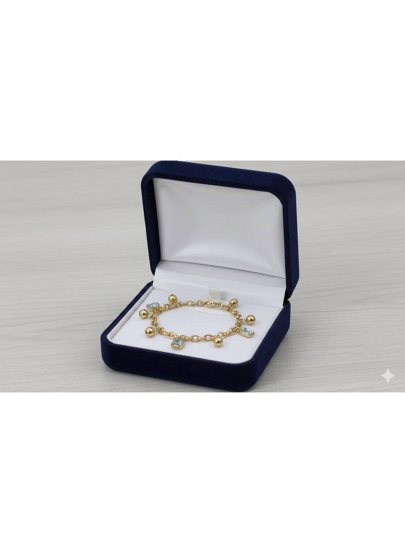 Luxurious Gold-Plated Stainless Steel Bracelet - Image 1