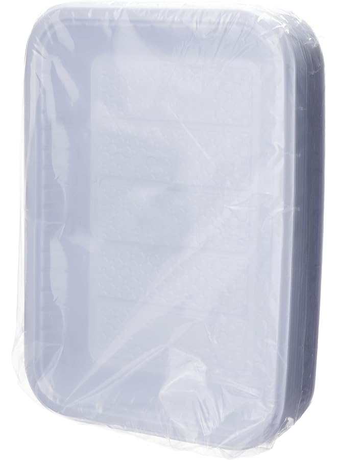 Hotpack Disposable Plastic Plates V3 50Pcs - Image 1